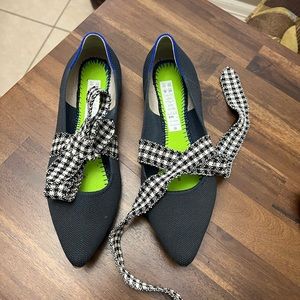 Rothy’s The Mary Jane in Ink Gingham